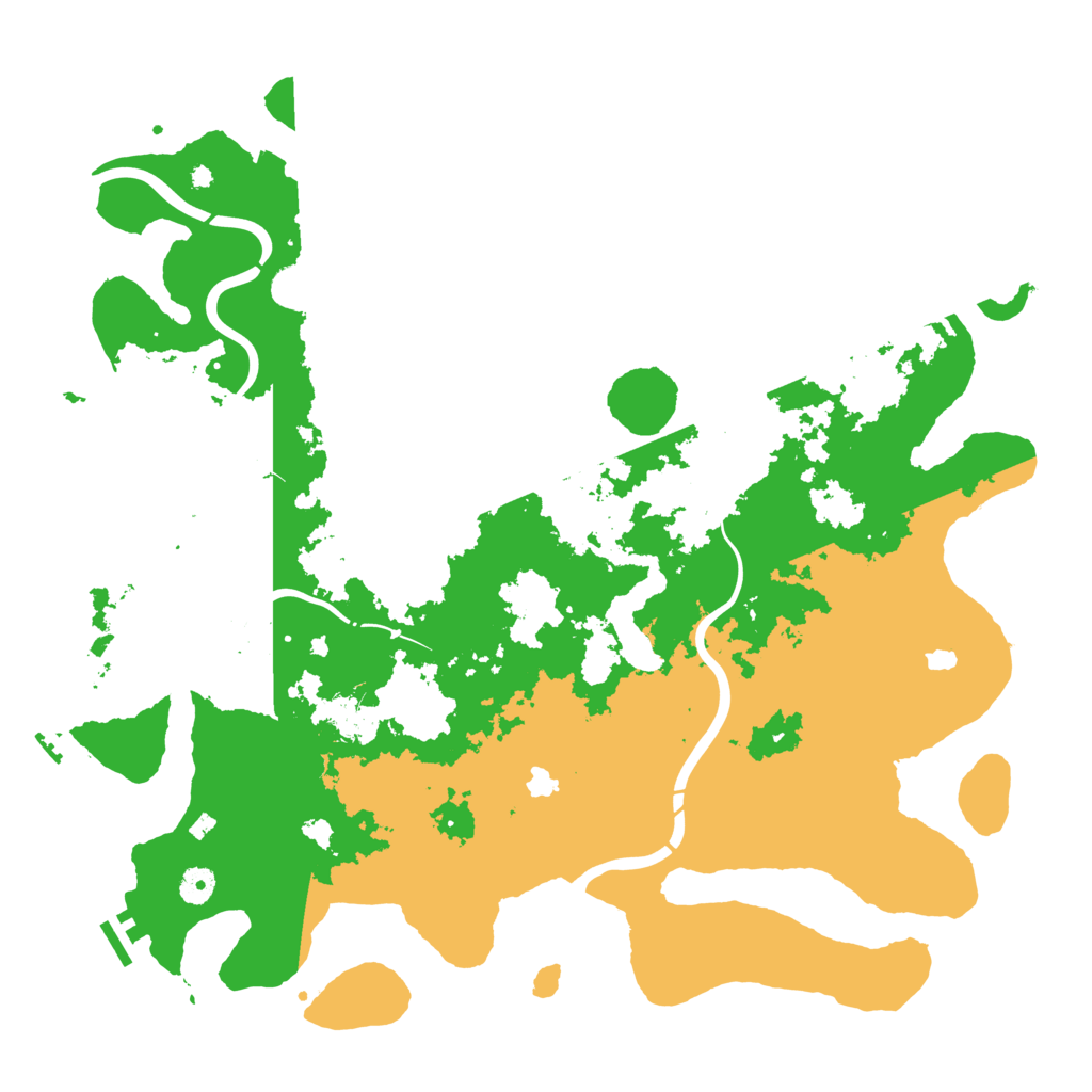 Biome Rust Map: Procedural Map, Size: 4500, Seed: 780223