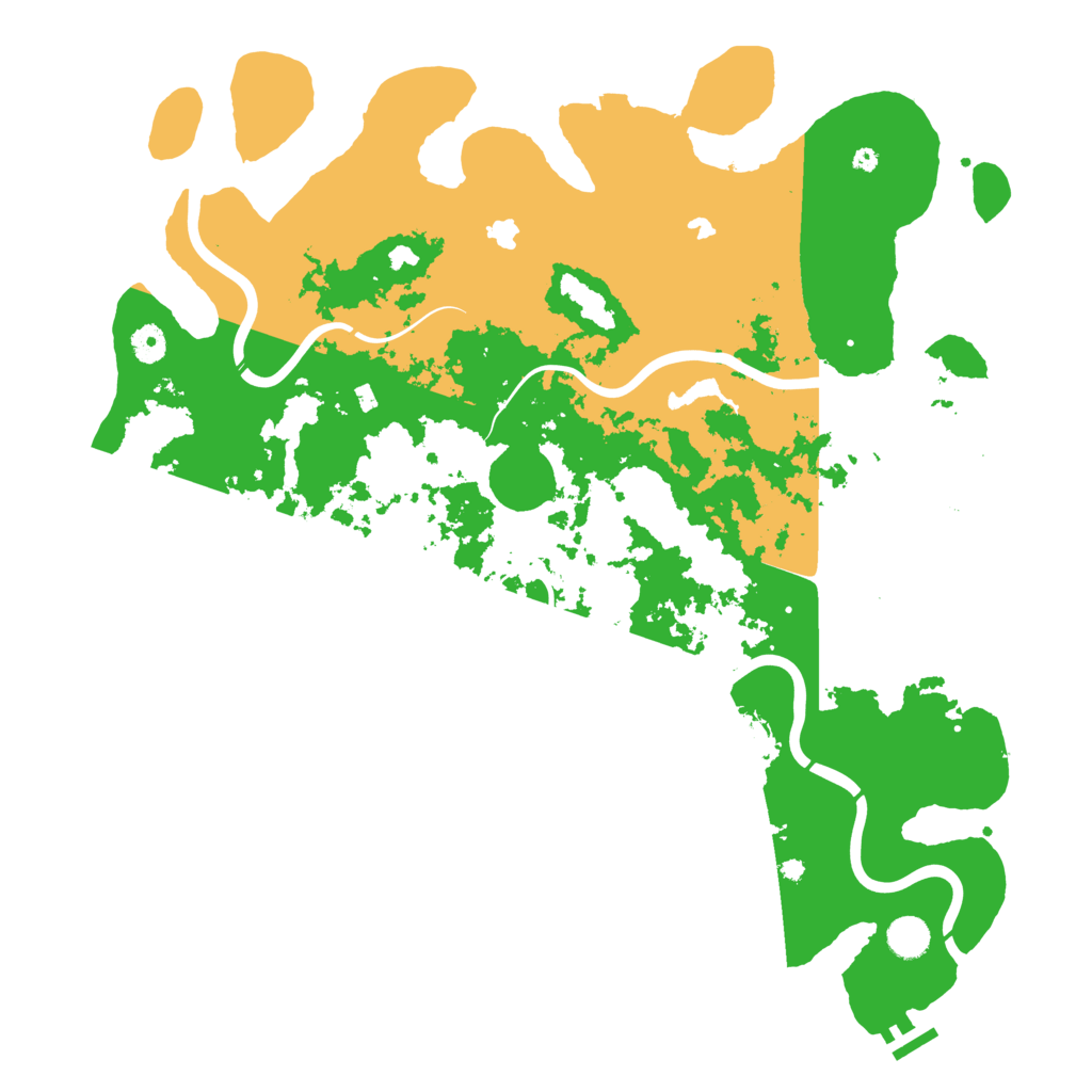 Biome Rust Map: Procedural Map, Size: 4500, Seed: 293178