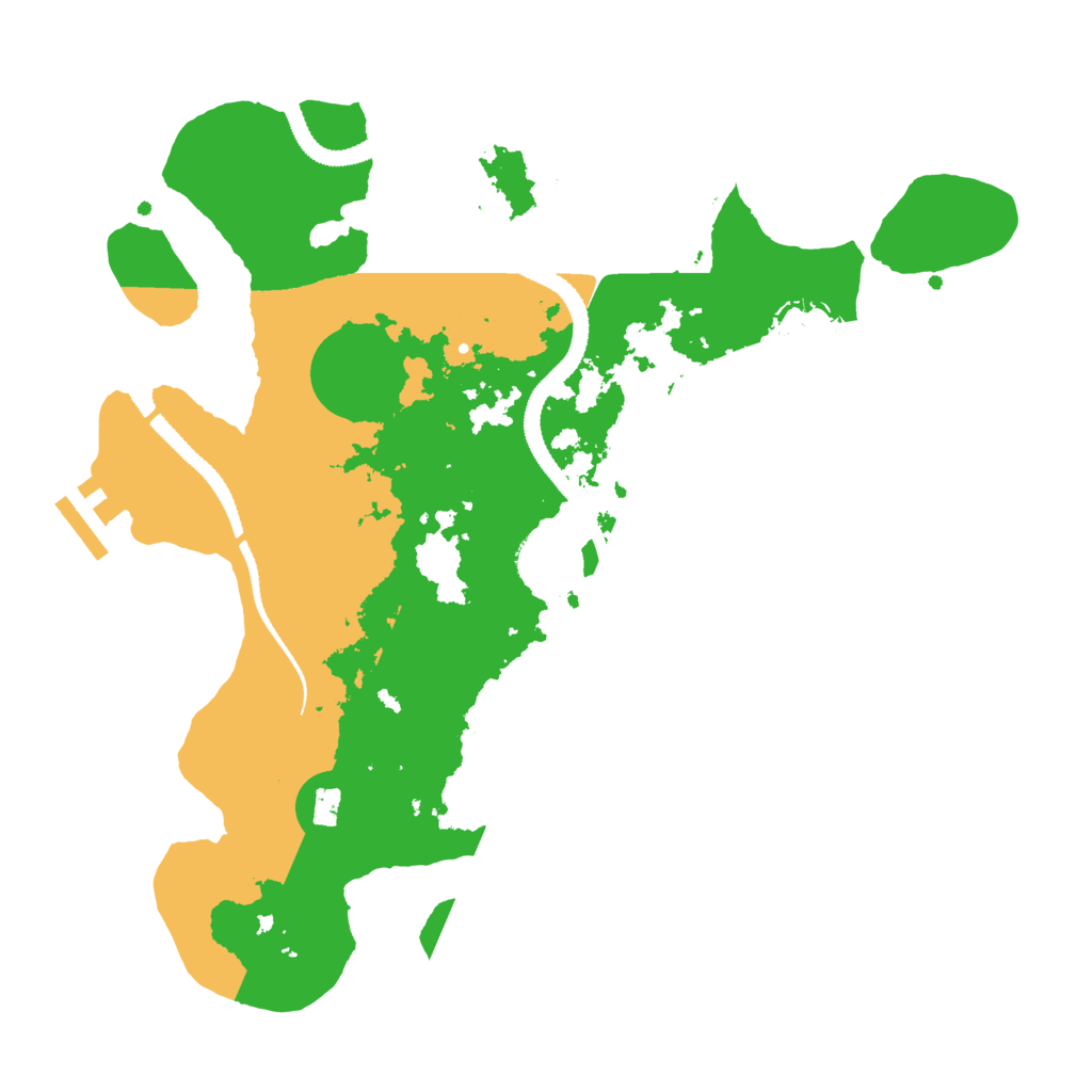 Biome Rust Map: Procedural Map, Size: 3100, Seed: 963239