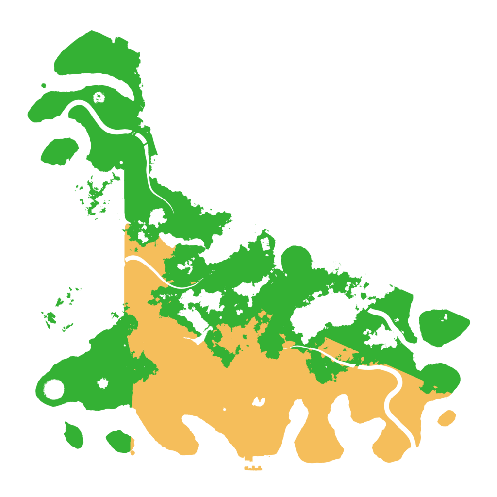 Biome Rust Map: Procedural Map, Size: 4300, Seed: 2087431965