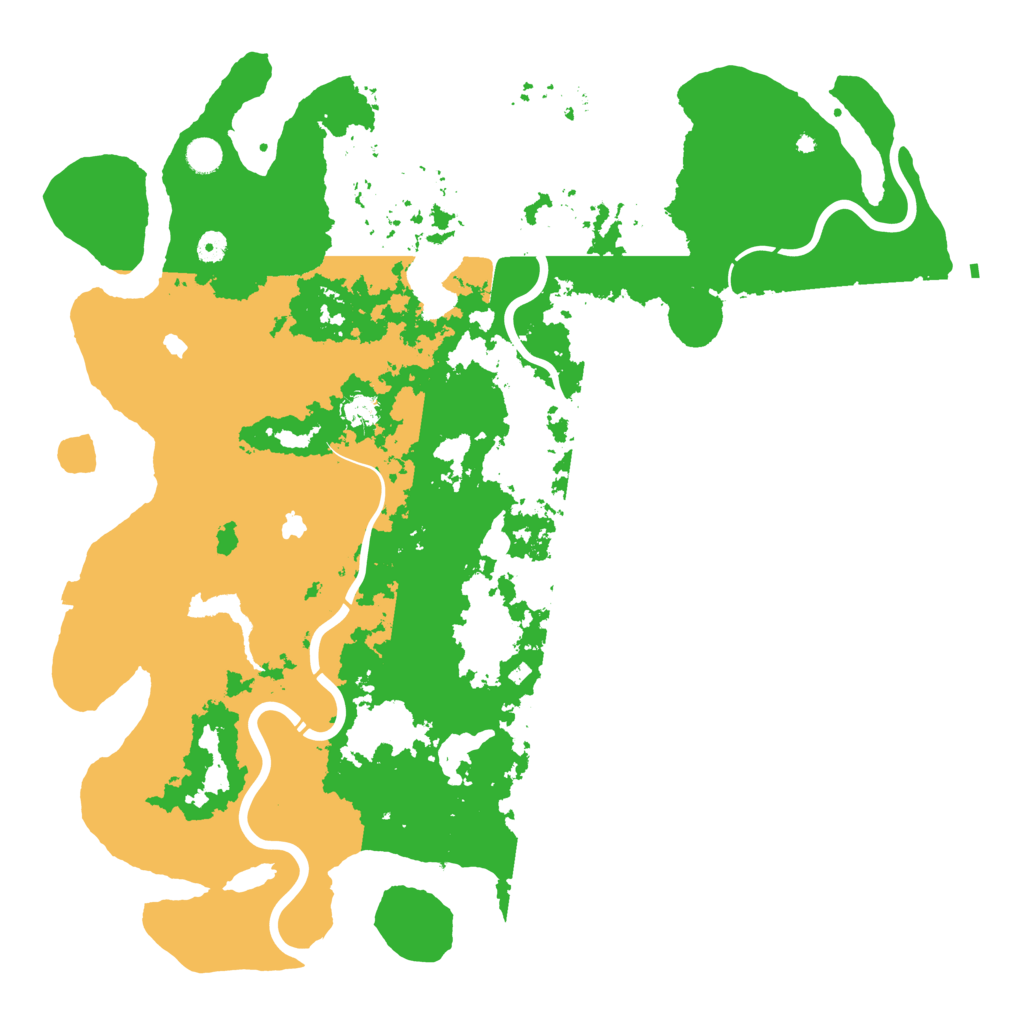 Biome Rust Map: Procedural Map, Size: 5000, Seed: 17762576
