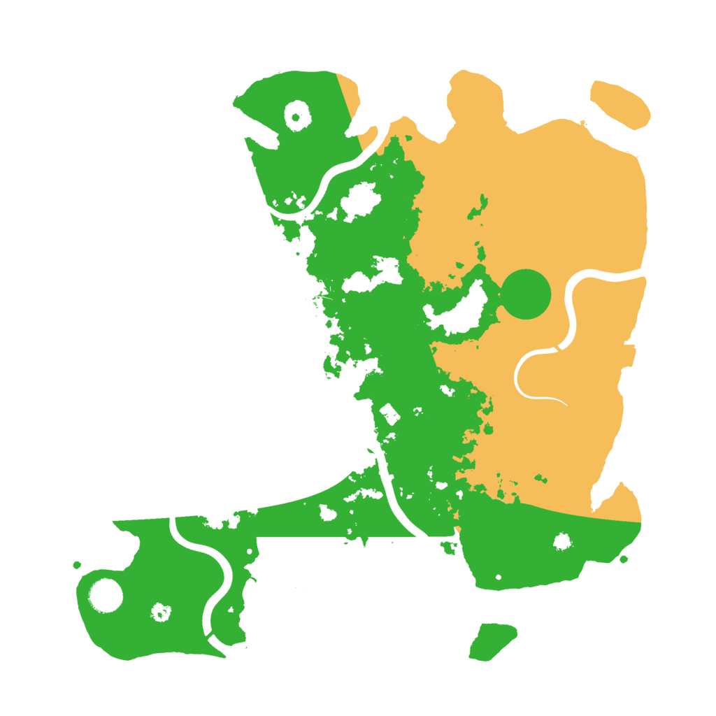 Biome Rust Map: Procedural Map, Size: 3750, Seed: 918716752