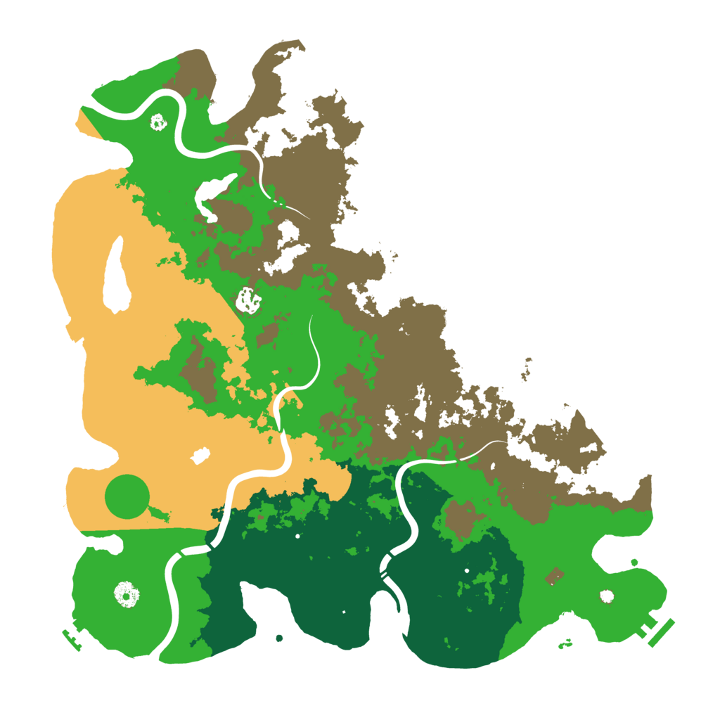 Biome Rust Map: Procedural Map, Size: 4250, Seed: 1377640526