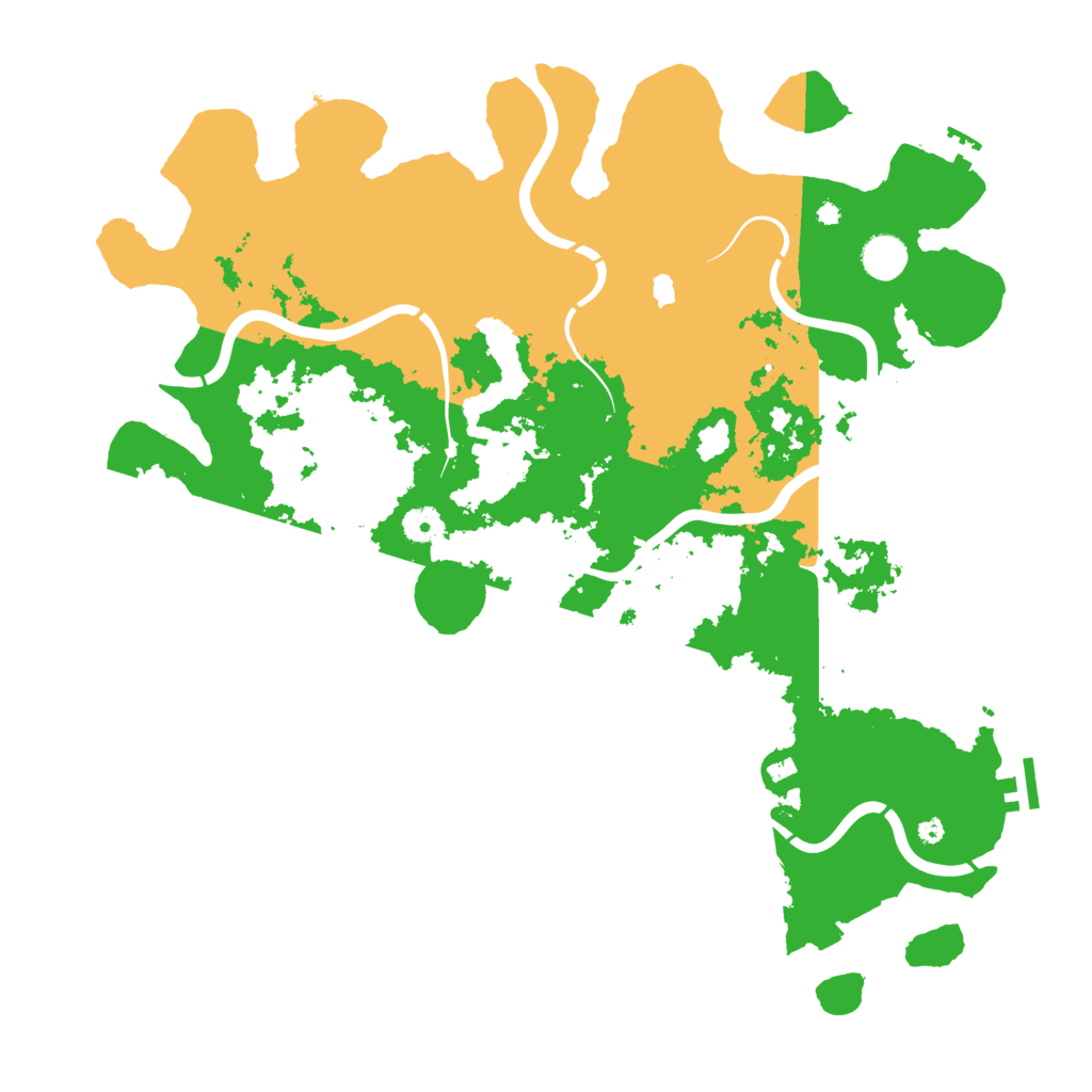 Biome Rust Map: Procedural Map, Size: 4300, Seed: 20260903