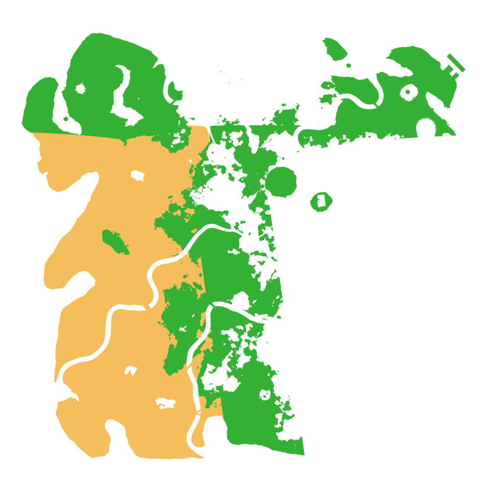Biome Rust Map: Procedural Map, Size: 4500, Seed: 1168141169