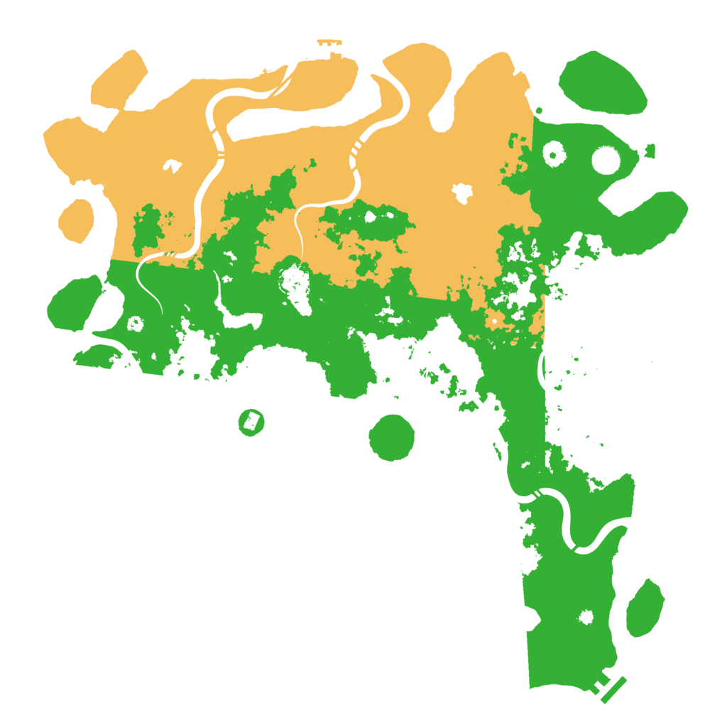 Biome Rust Map: Procedural Map, Size: 4500, Seed: 5512348