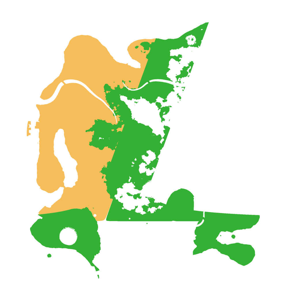 Biome Rust Map: Procedural Map, Size: 3000, Seed: 2100810484