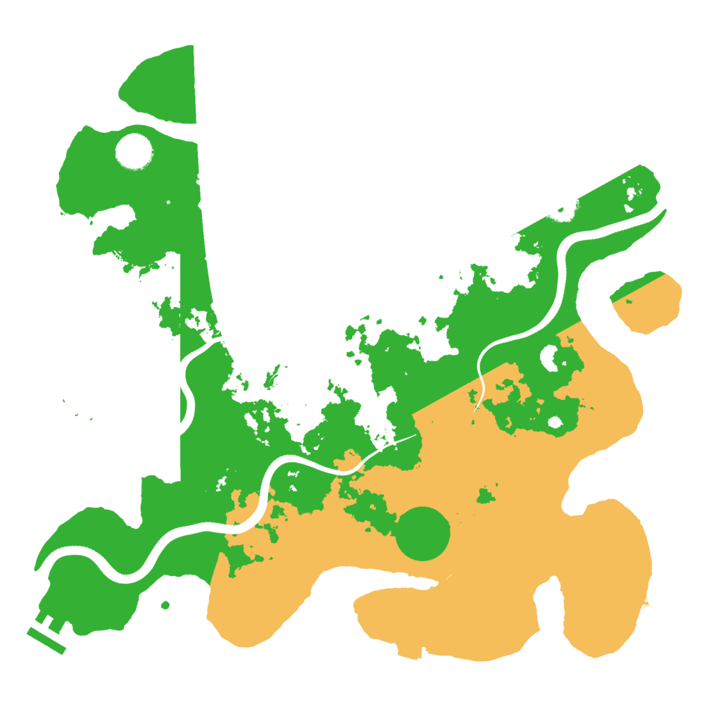 Biome Rust Map: Procedural Map, Size: 3500, Seed: 1717353904