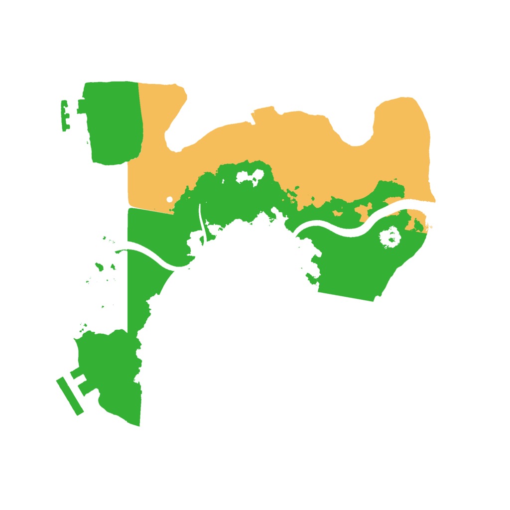 Biome Rust Map: Procedural Map, Size: 2500, Seed: 1601438753