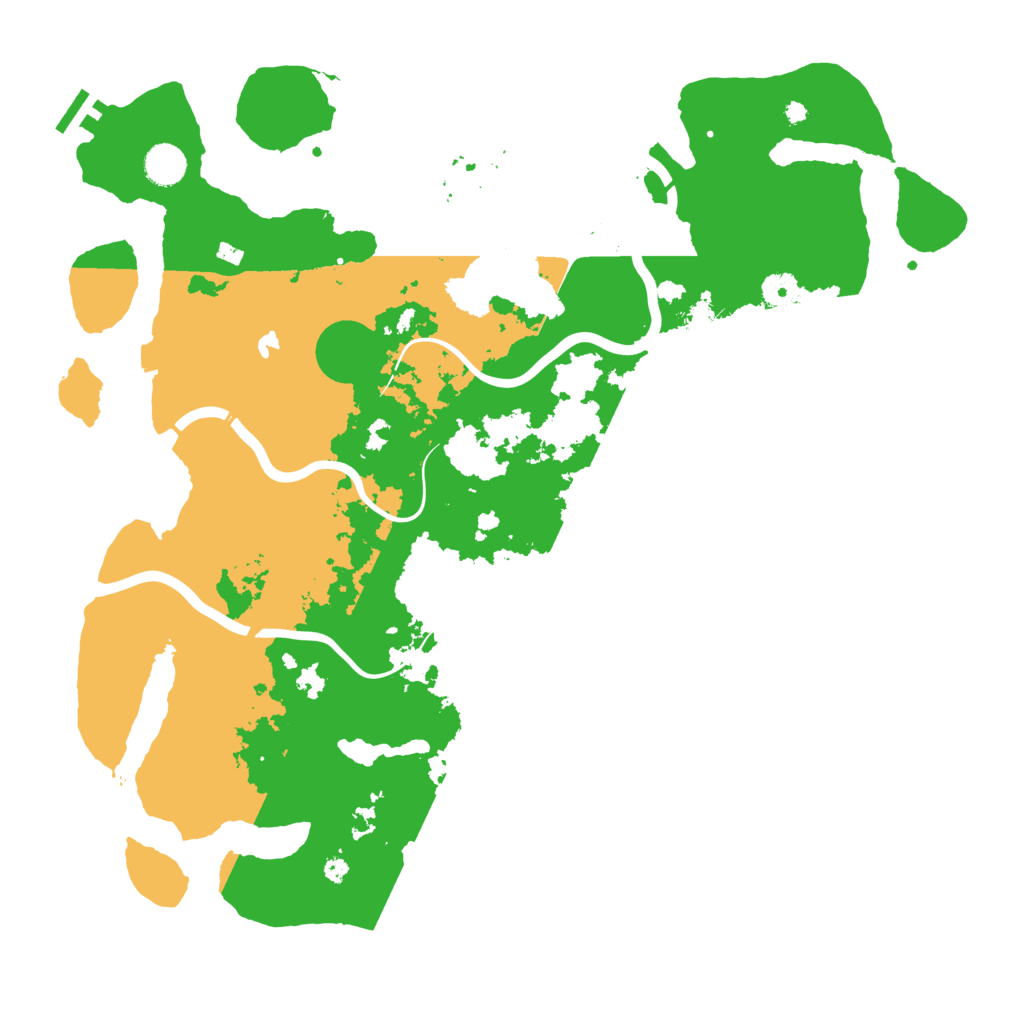 Biome Rust Map: Procedural Map, Size: 4300, Seed: 41563
