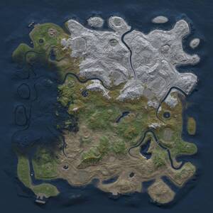 Thumbnail Rust Map: Procedural Map, Size: 4750, Seed: 620331, 16 Monuments