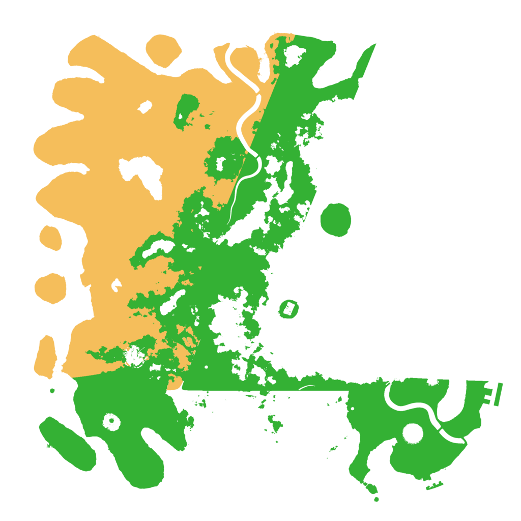 Biome Rust Map: Procedural Map, Size: 4500, Seed: 1277401545