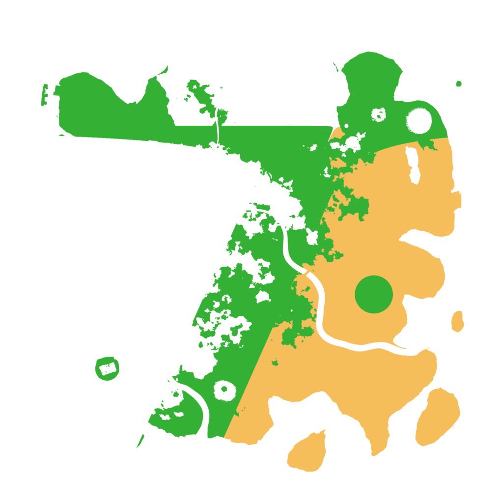 Biome Rust Map: Procedural Map, Size: 3500, Seed: 459810289