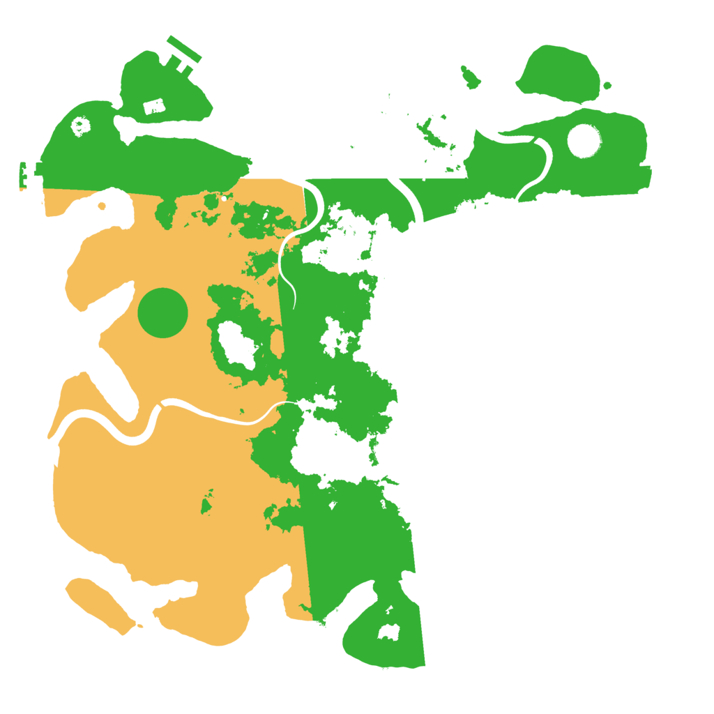 Biome Rust Map: Procedural Map, Size: 3750, Seed: 525280