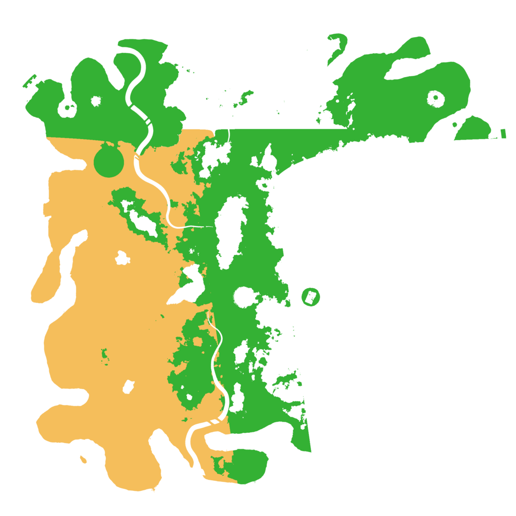 Biome Rust Map: Procedural Map, Size: 4500, Seed: 300701
