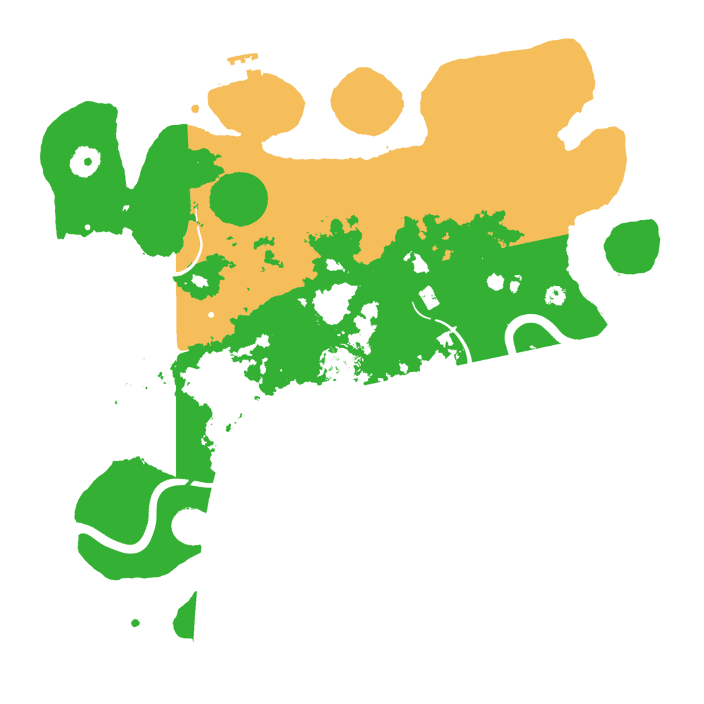 Biome Rust Map: Procedural Map, Size: 3500, Seed: 1342233455