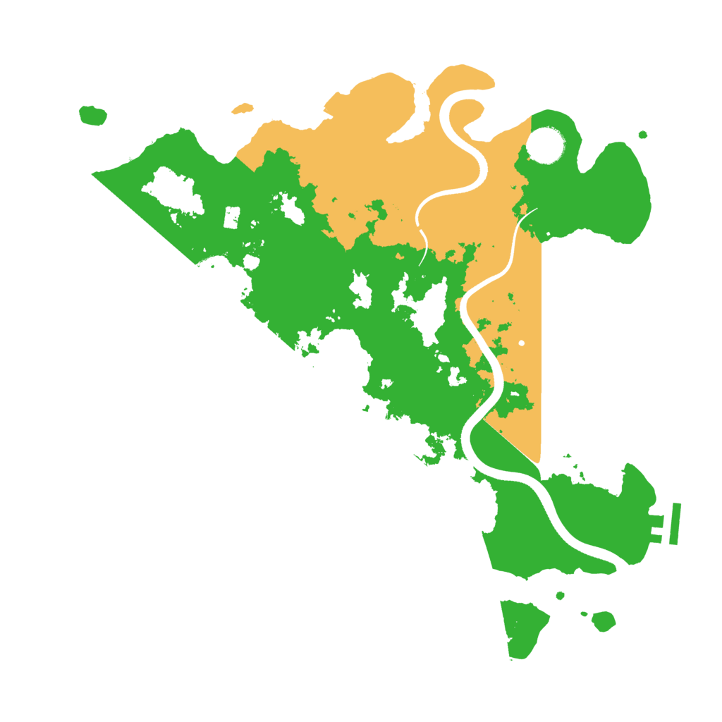 Biome Rust Map: Procedural Map, Size: 3500, Seed: 1473999643