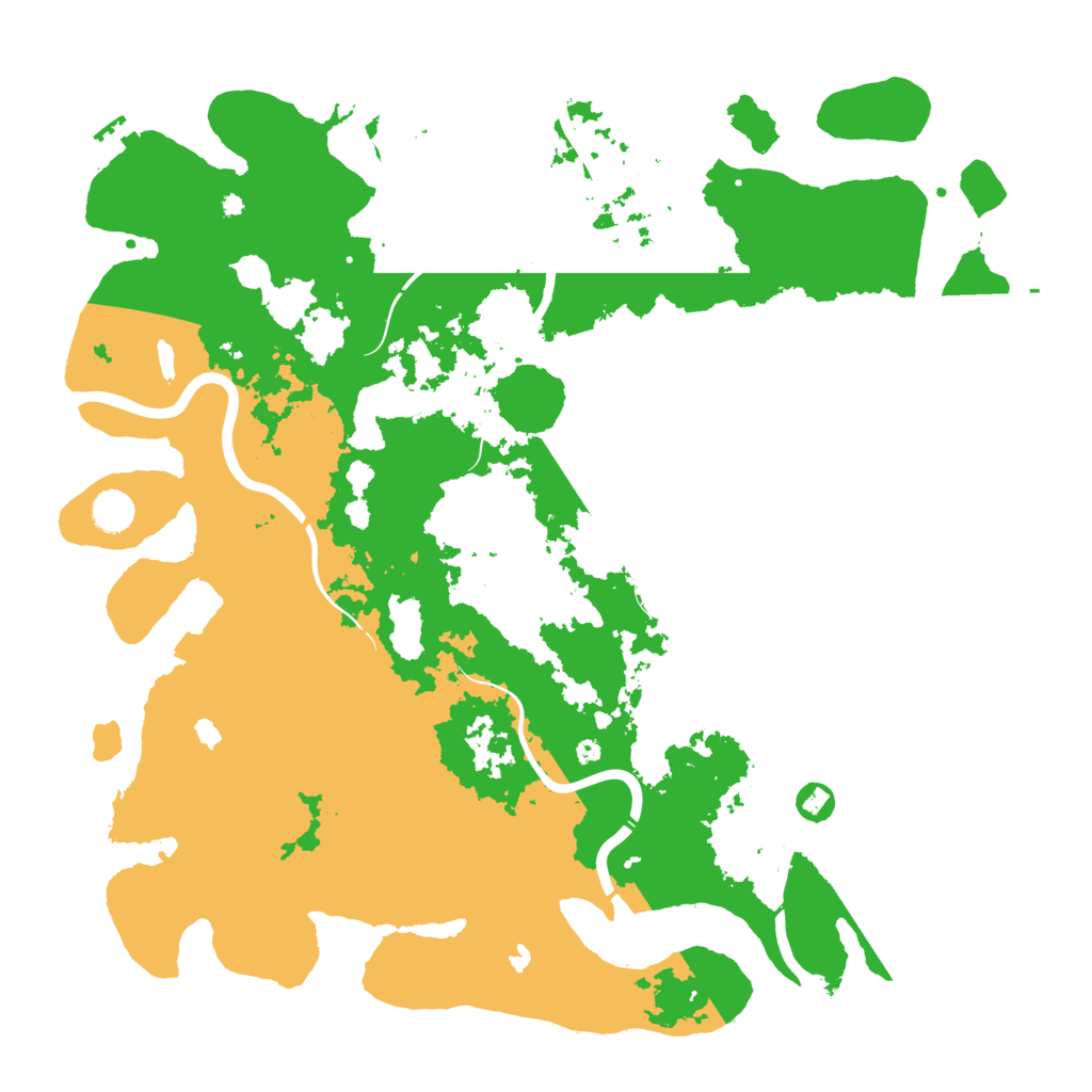 Biome Rust Map: Procedural Map, Size: 4500, Seed: 113708210
