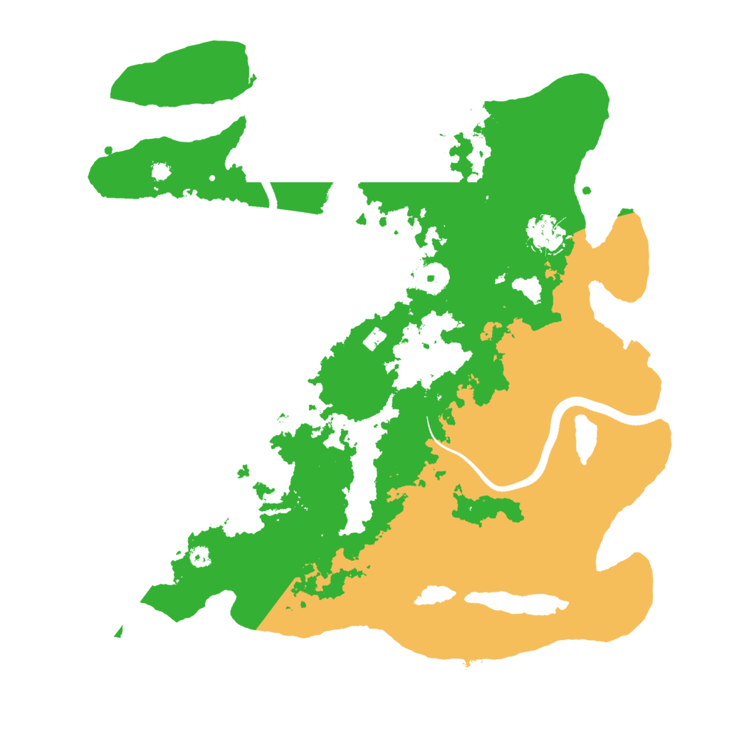 Biome Rust Map: Procedural Map, Size: 3500, Seed: 269188