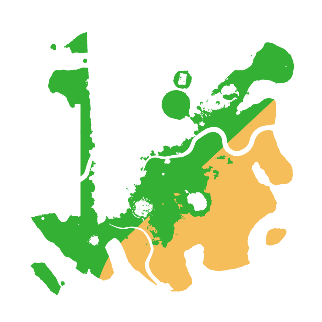 Biome Rust Map: Procedural Map, Size: 3000, Seed: 77916
