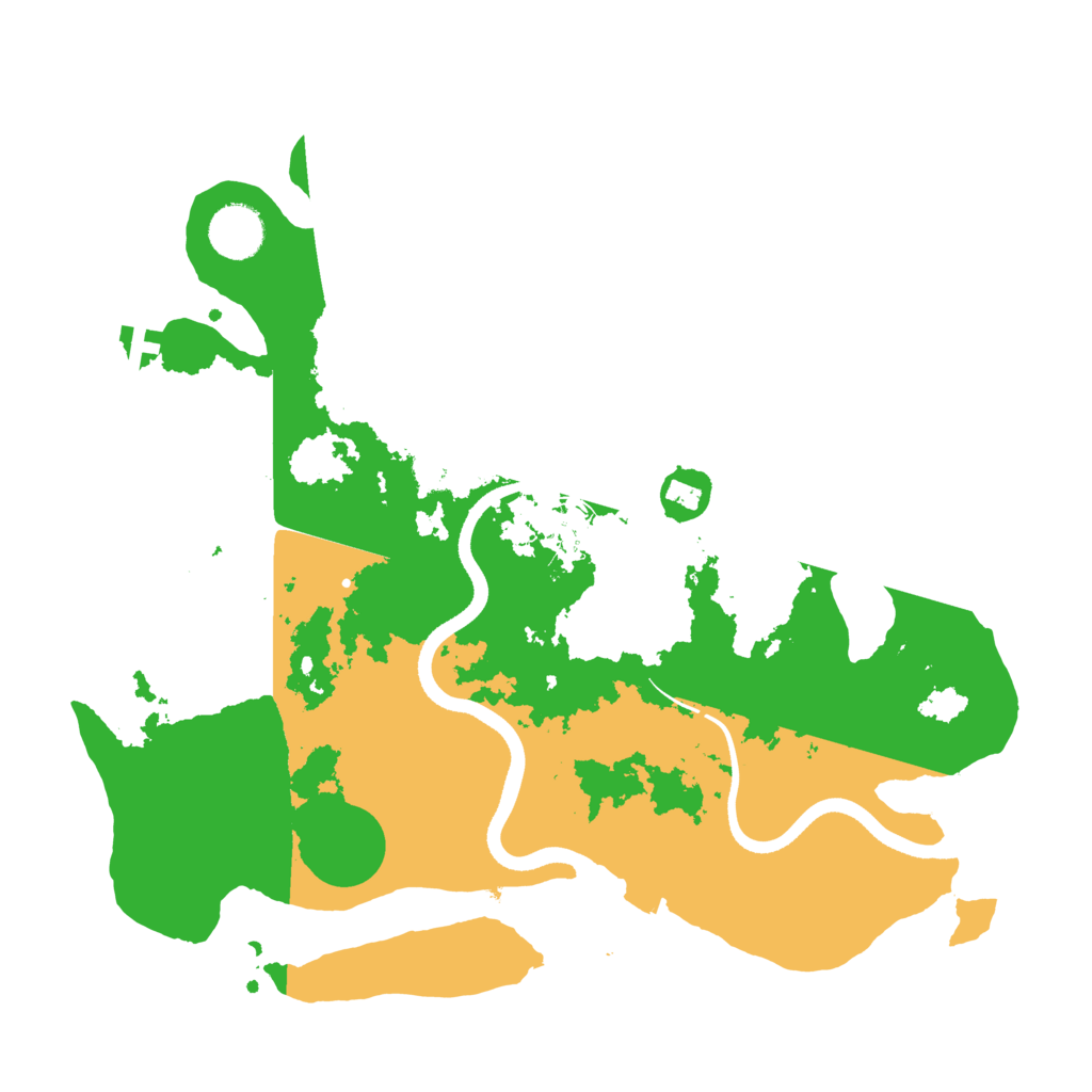 Biome Rust Map: Procedural Map, Size: 3500, Seed: 1797836037