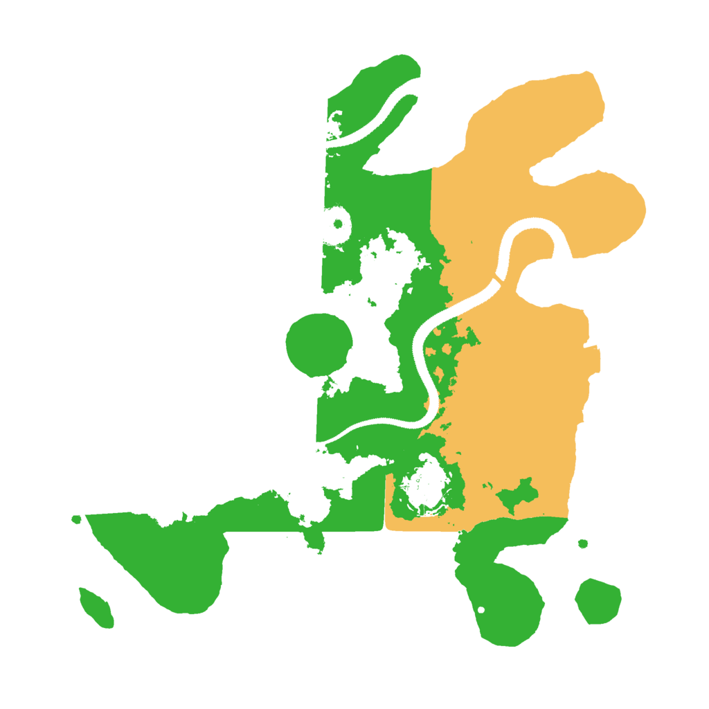 Biome Rust Map: Procedural Map, Size: 3000, Seed: 514582