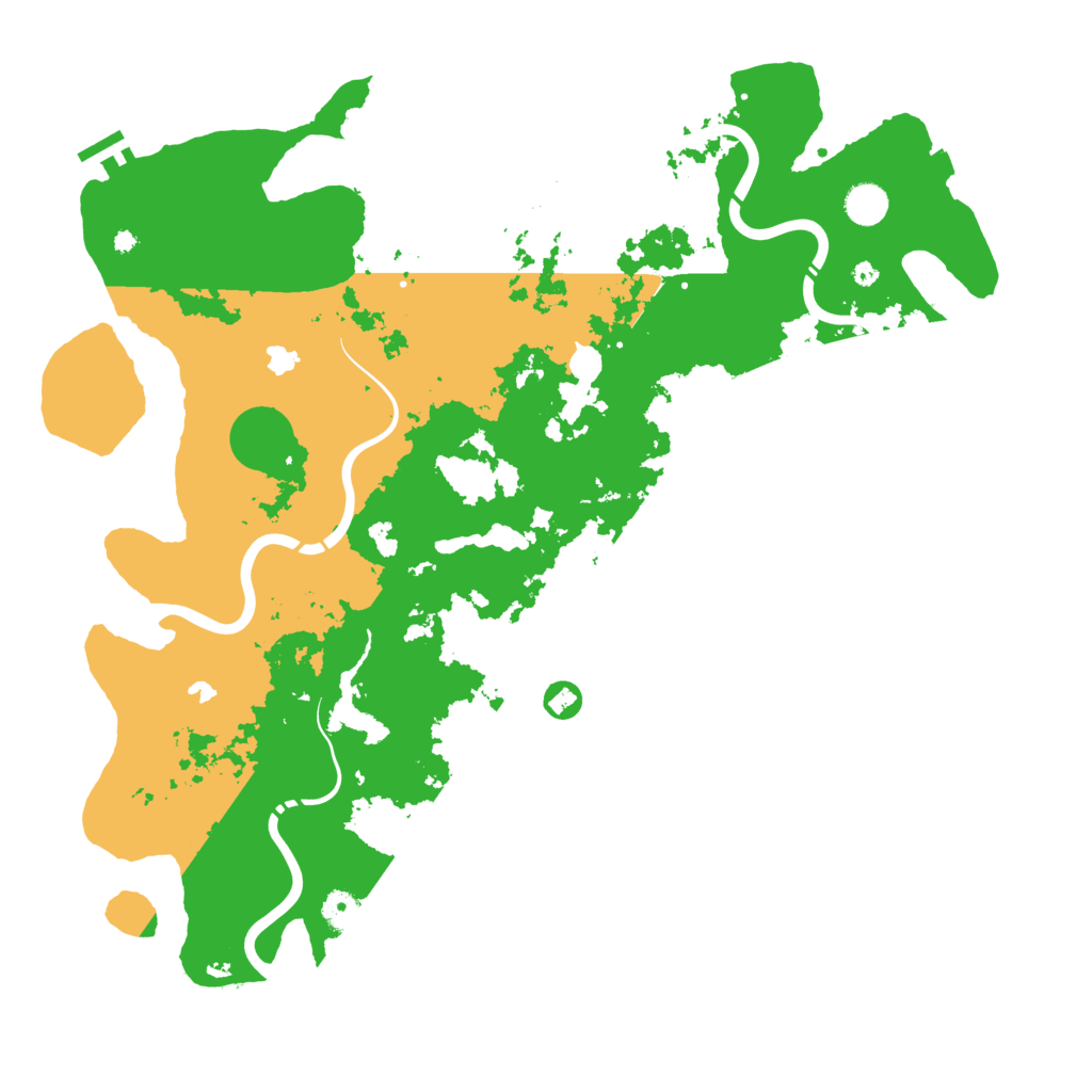 Biome Rust Map: Procedural Map, Size: 4500, Seed: 180318