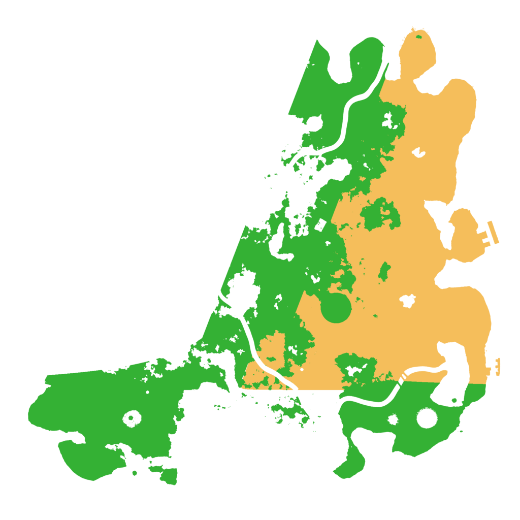 Biome Rust Map: Procedural Map, Size: 4500, Seed: 191294