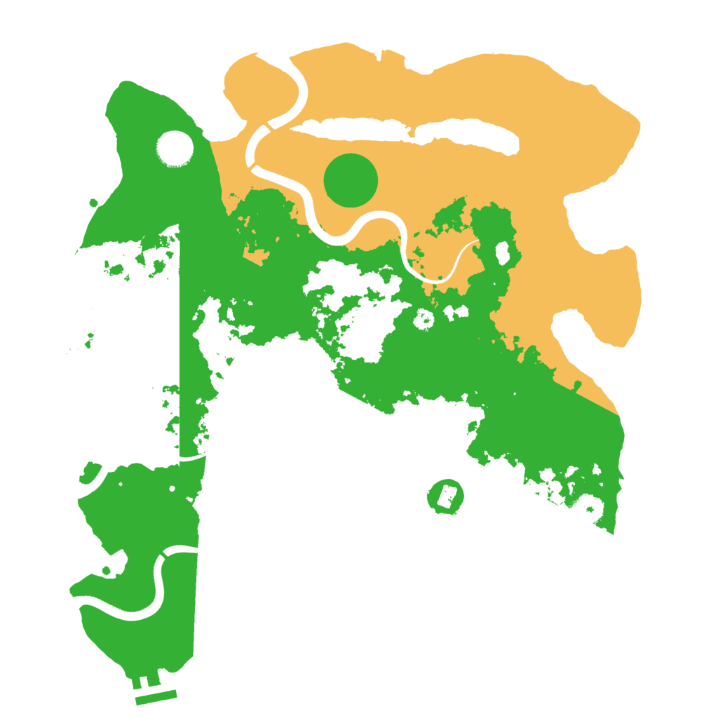Biome Rust Map: Procedural Map, Size: 3500, Seed: 1561417458