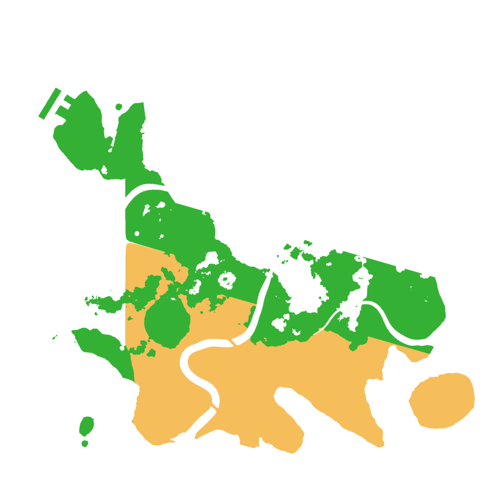 Biome Rust Map: Procedural Map, Size: 3000, Seed: 1857814927