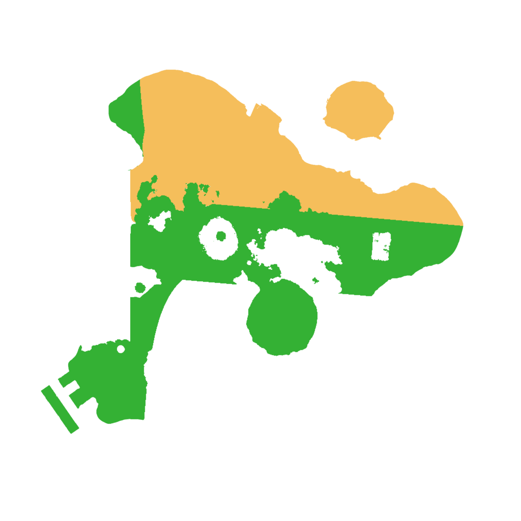 Biome Rust Map: Procedural Map, Size: 2000, Seed: 197777