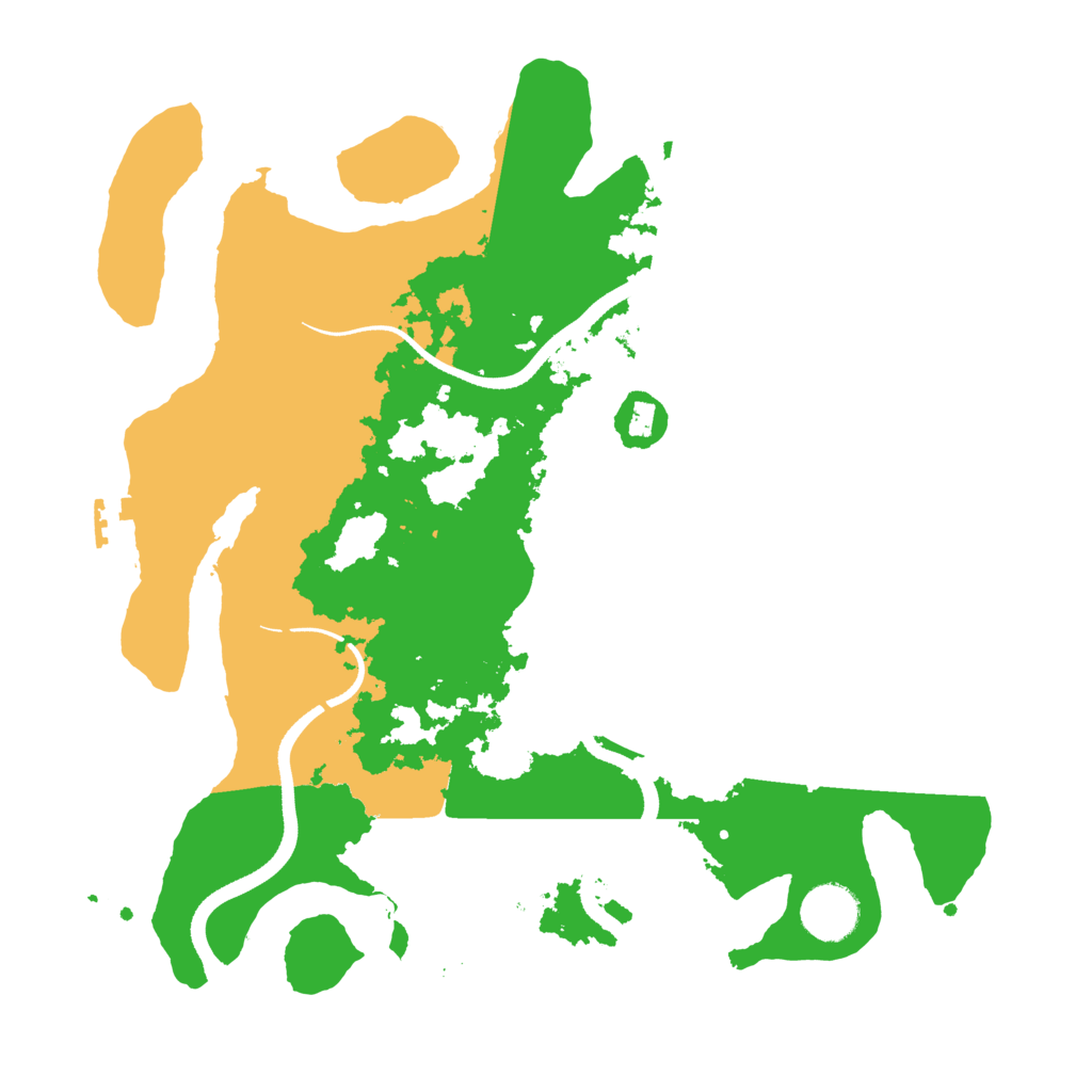 Biome Rust Map: Procedural Map, Size: 3400, Seed: 1342961349