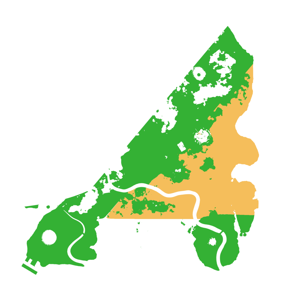 Biome Rust Map: Procedural Map, Size: 3500, Seed: 1205863001