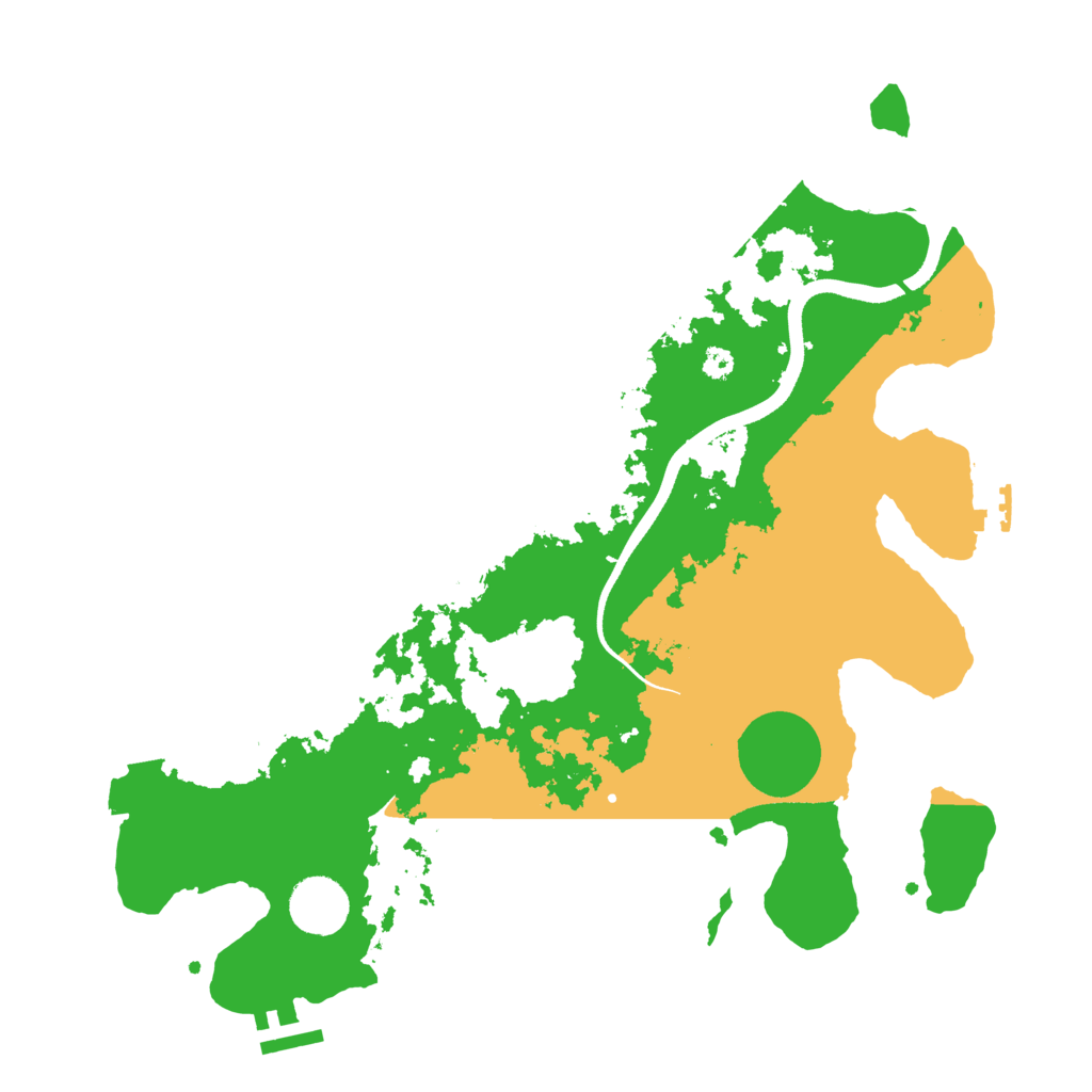 Biome Rust Map: Procedural Map, Size: 3500, Seed: 362263