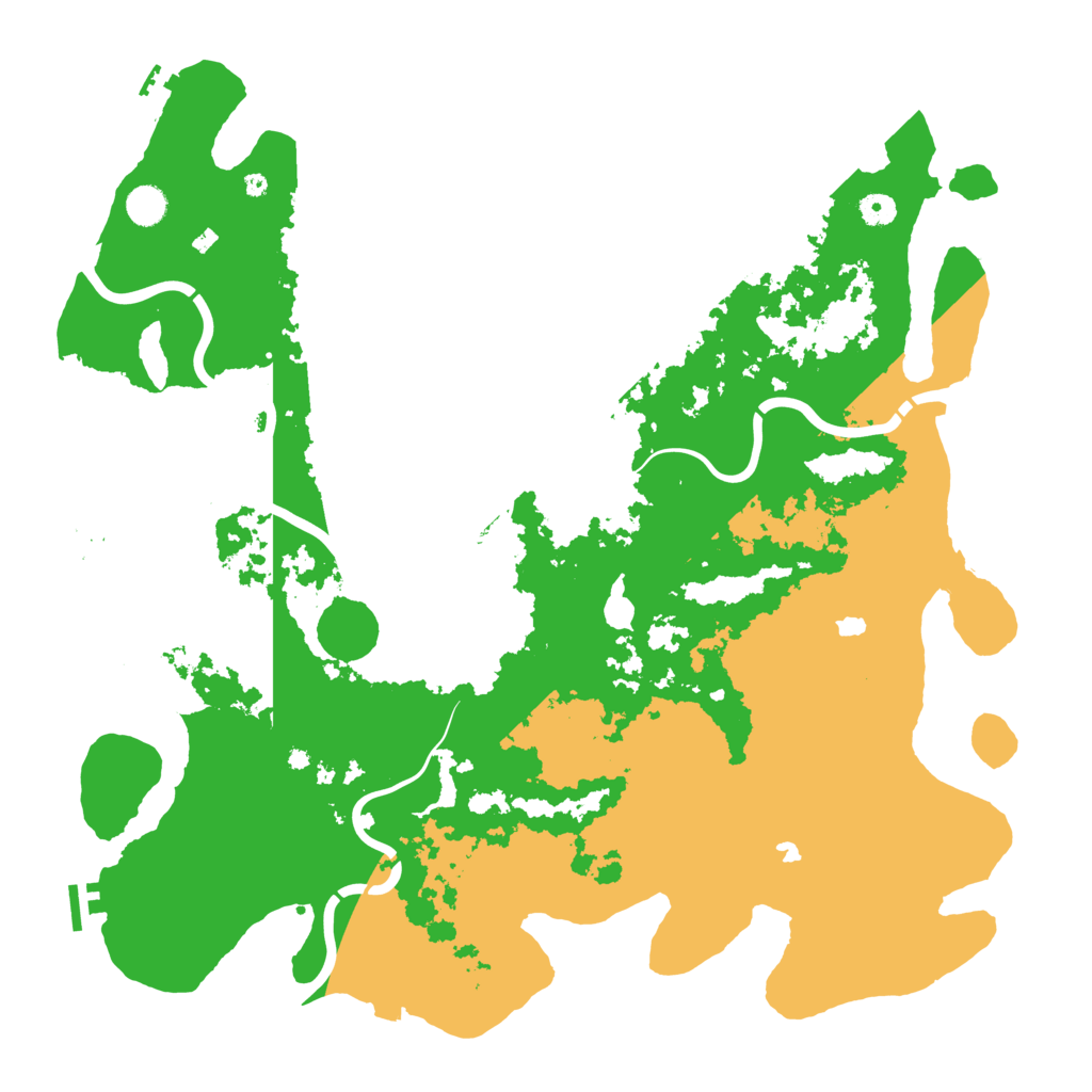 Biome Rust Map: Procedural Map, Size: 4750, Seed: 403074