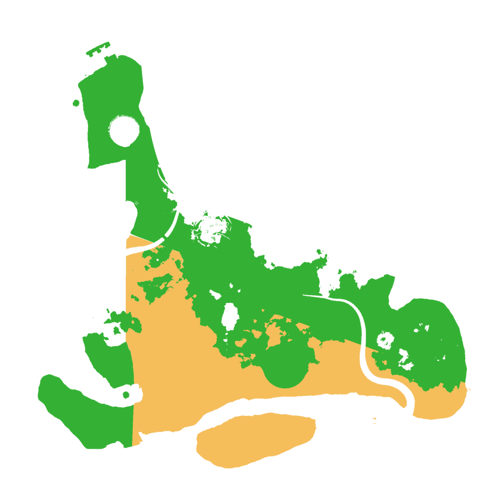 Biome Rust Map: Procedural Map, Size: 3000, Seed: 244914226
