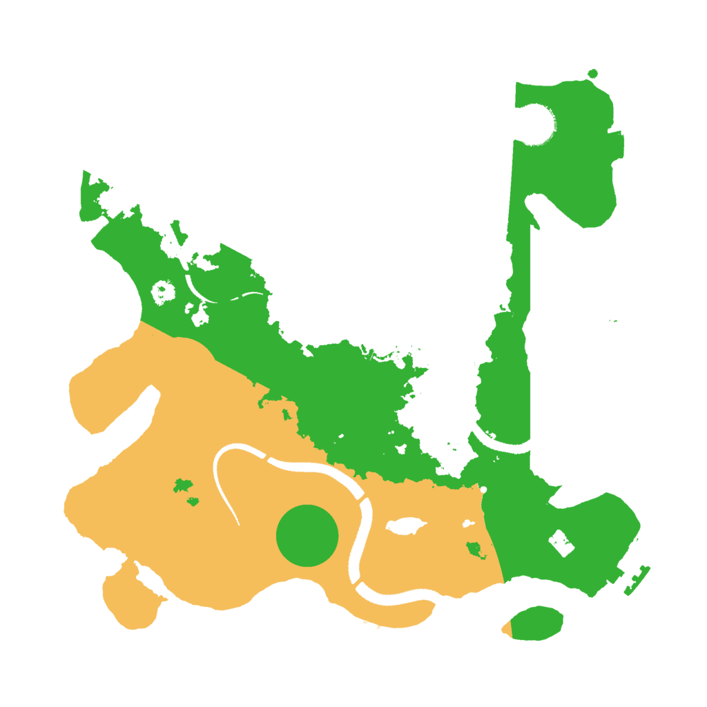 Biome Rust Map: Procedural Map, Size: 3000, Seed: 73942