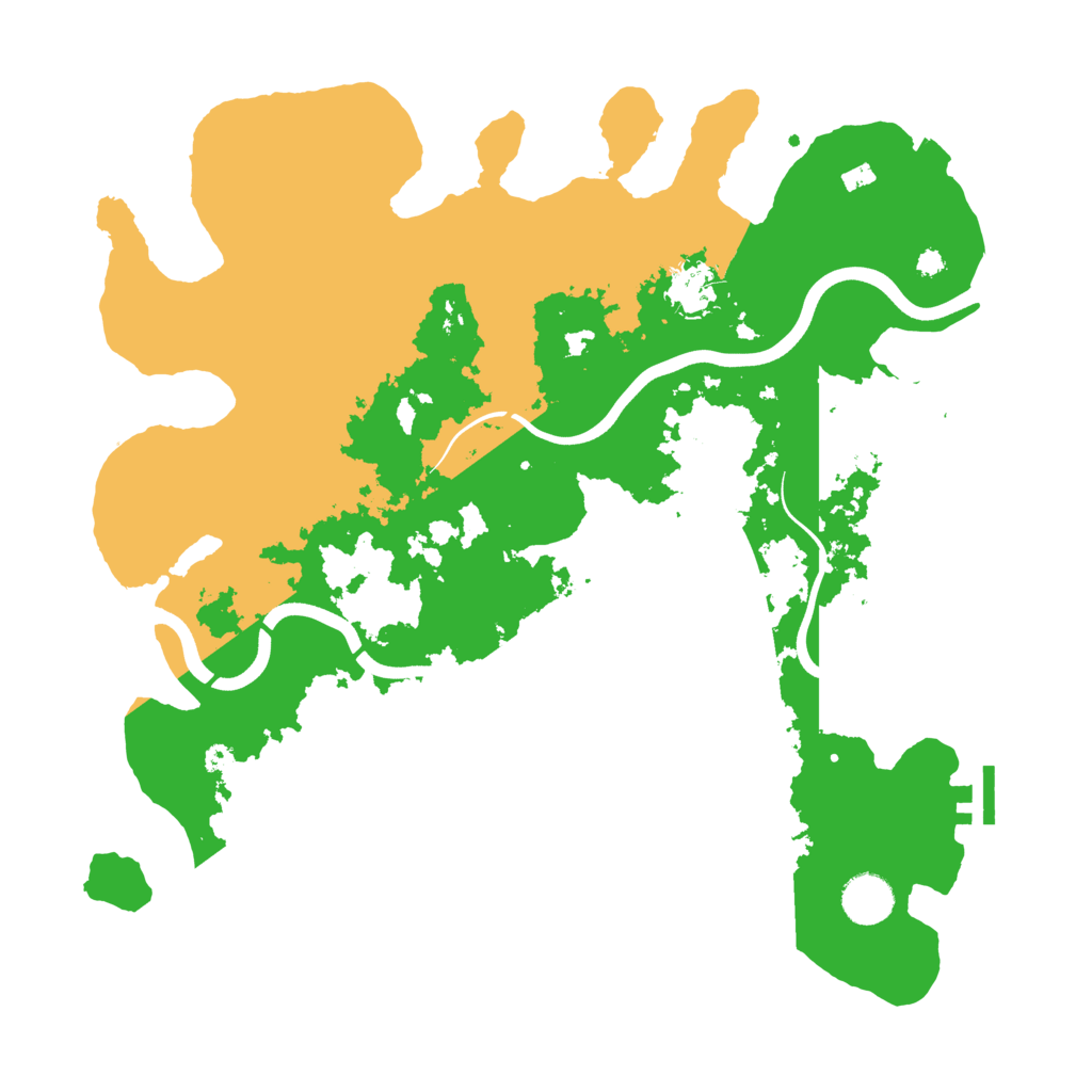 Biome Rust Map: Procedural Map, Size: 3750, Seed: 362927