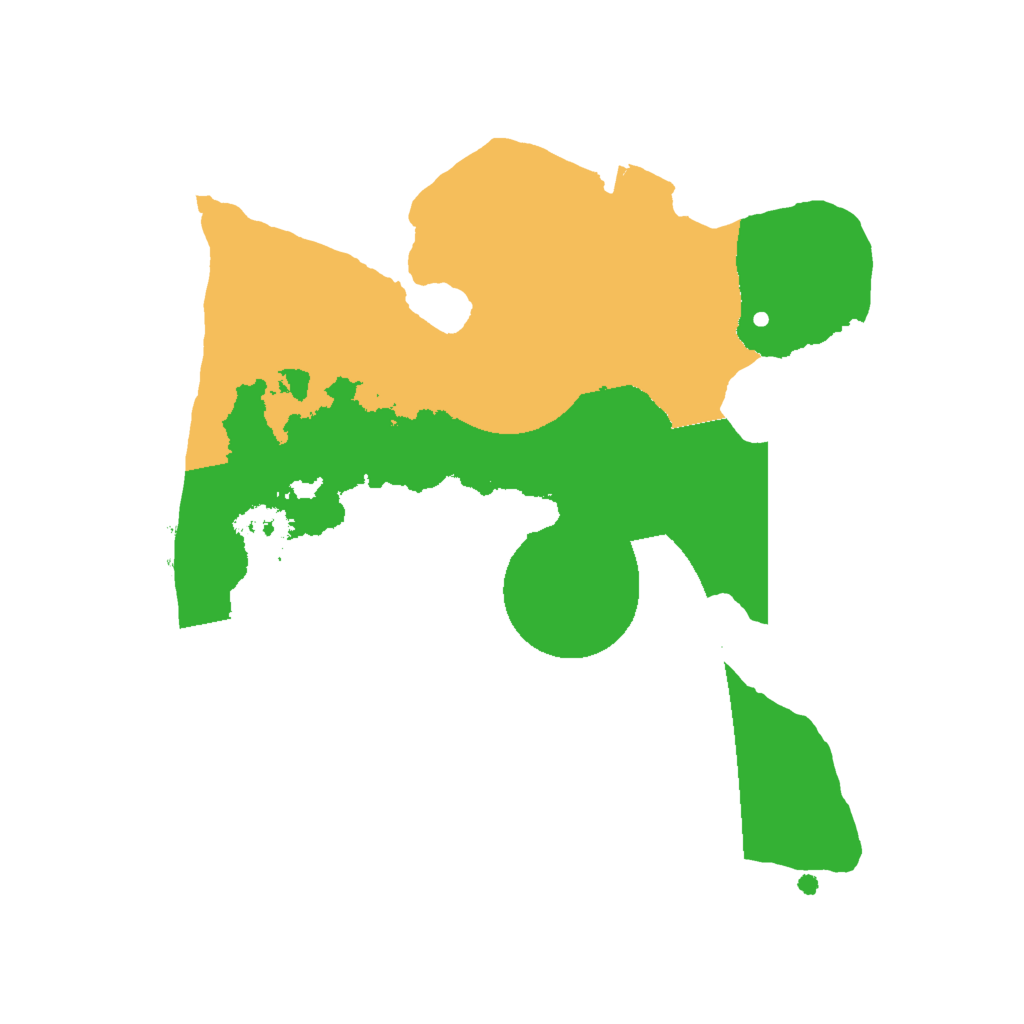 Biome Rust Map: Procedural Map, Size: 2000, Seed: 1602777551