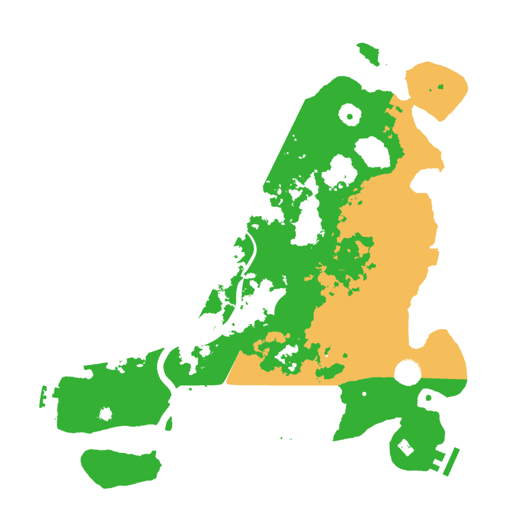 Biome Rust Map: Procedural Map, Size: 3500, Seed: 395150018