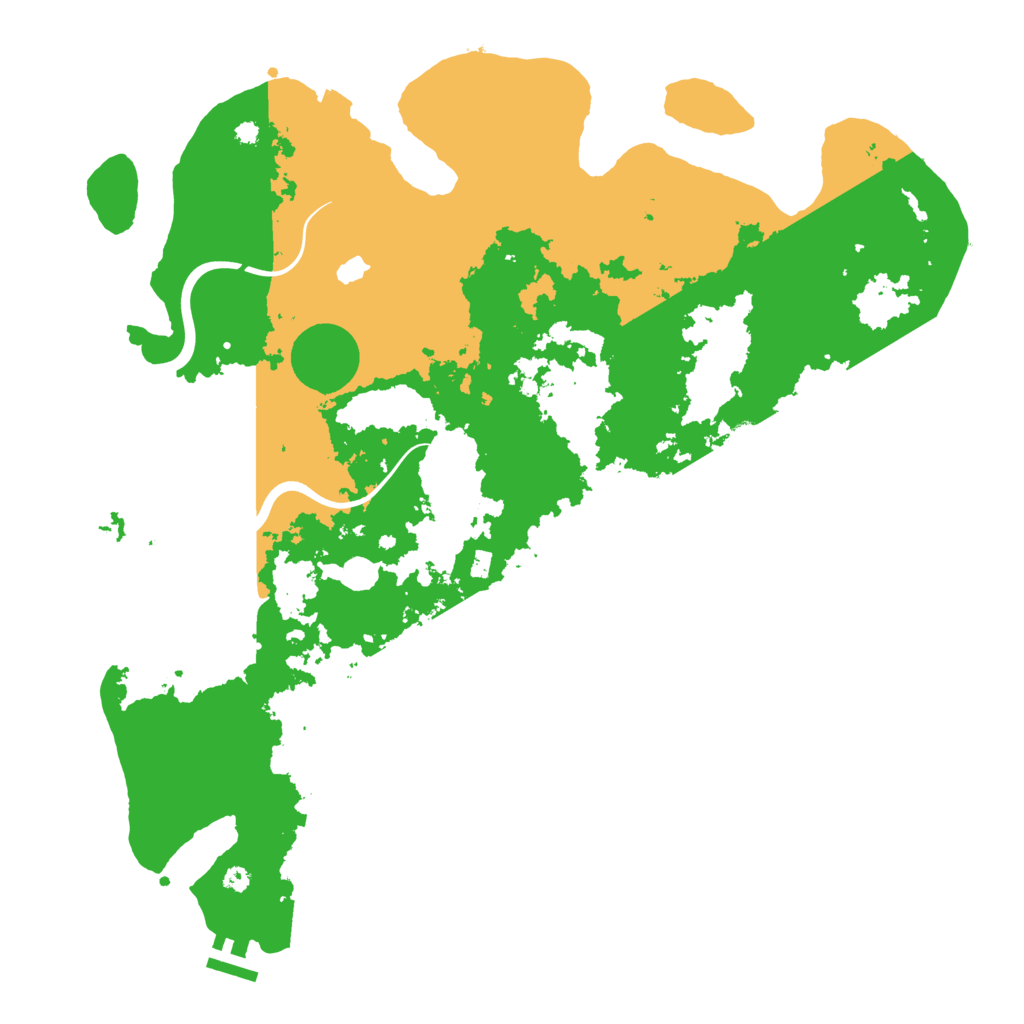 Biome Rust Map: Procedural Map, Size: 4000, Seed: 734819486