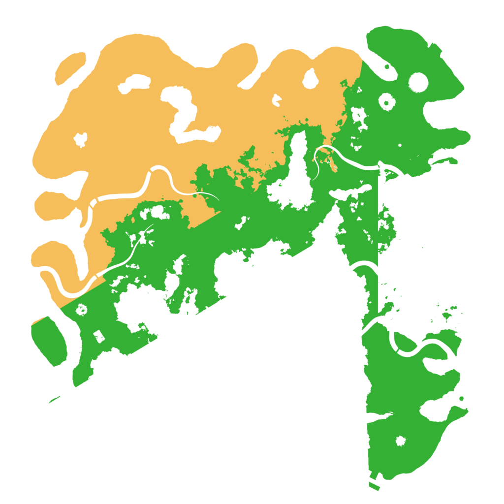 Biome Rust Map: Procedural Map, Size: 4500, Seed: 581710059