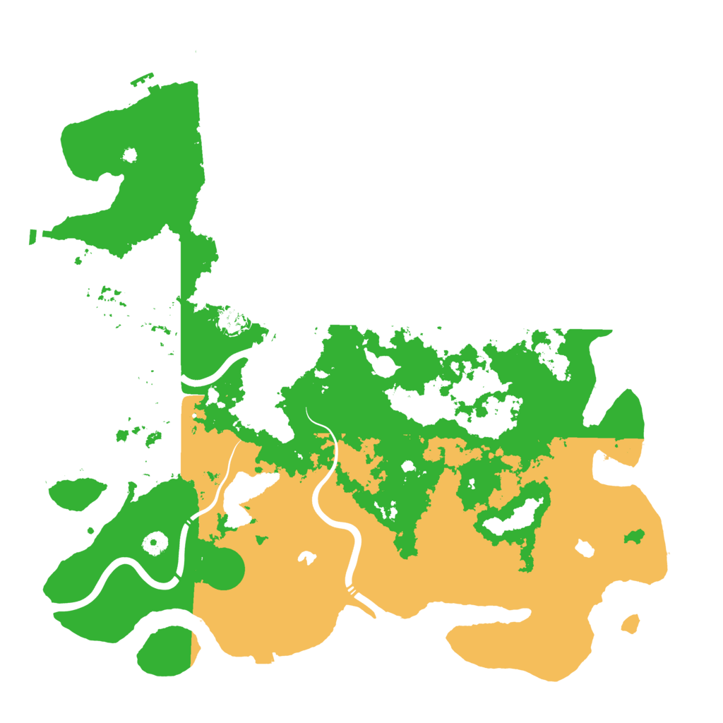 Biome Rust Map: Procedural Map, Size: 4500, Seed: 836958