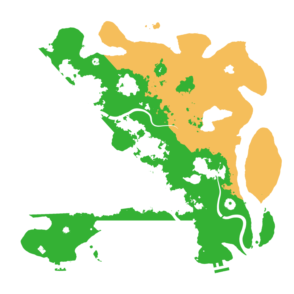 Biome Rust Map: Procedural Map, Size: 4000, Seed: 302941827