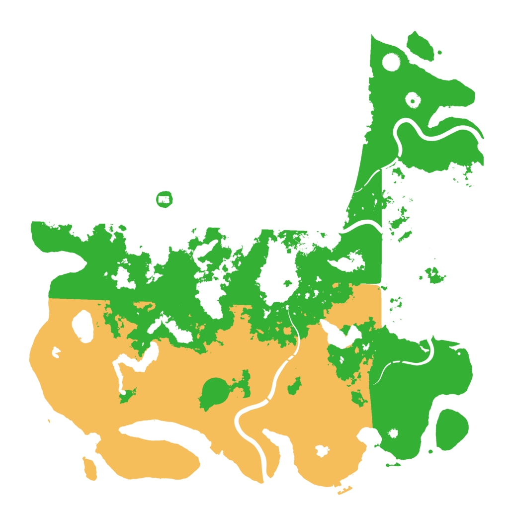 Biome Rust Map: Procedural Map, Size: 5000, Seed: 1898904977