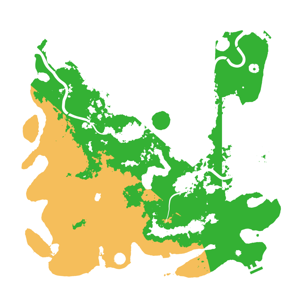 Biome Rust Map: Procedural Map, Size: 4477, Seed: 617