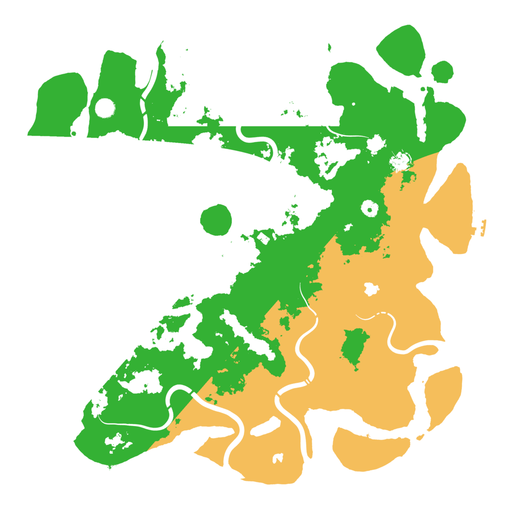 Biome Rust Map: Procedural Map, Size: 4500, Seed: 985235999