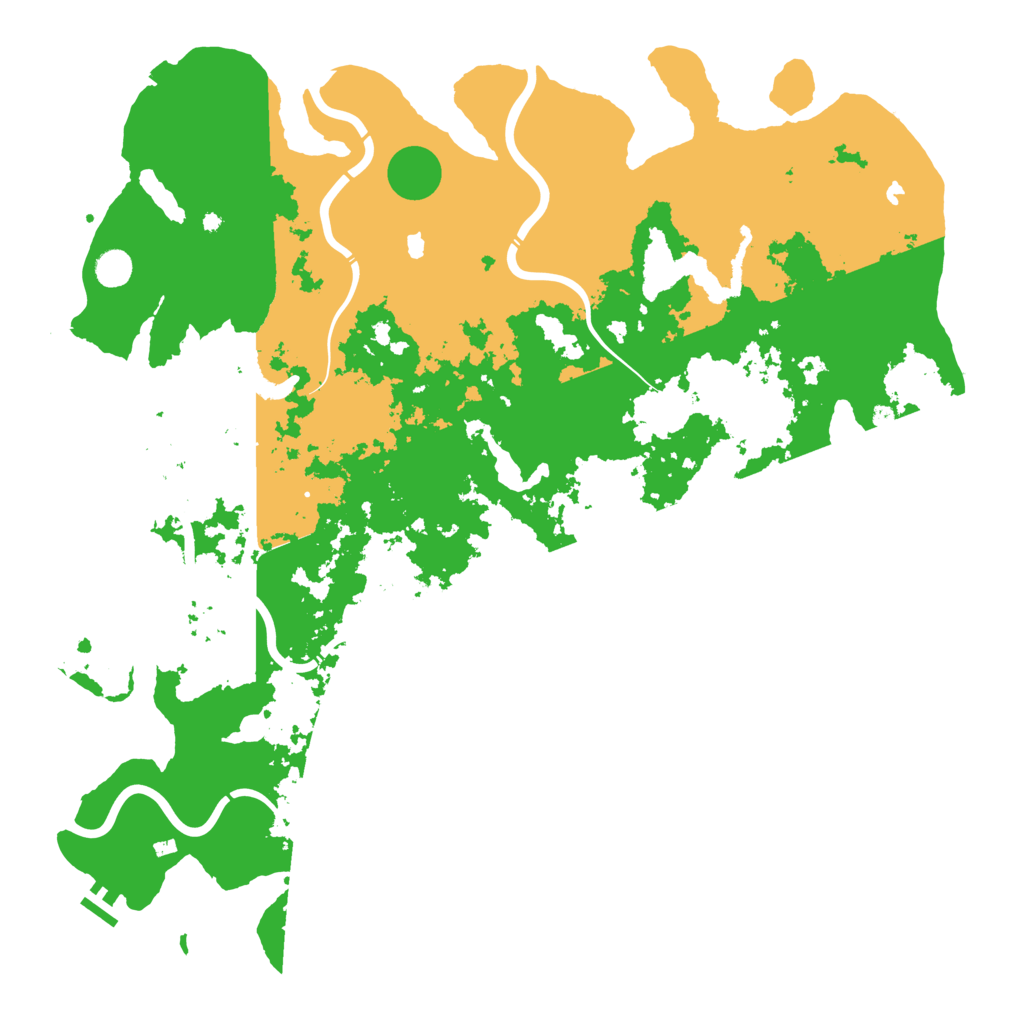 Biome Rust Map: Procedural Map, Size: 5000, Seed: 1468097470