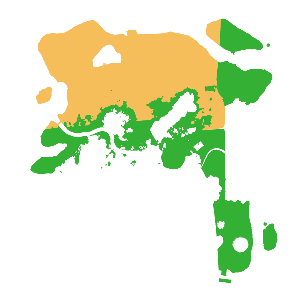 Biome Rust Map: Procedural Map, Size: 3500, Seed: 1693763540