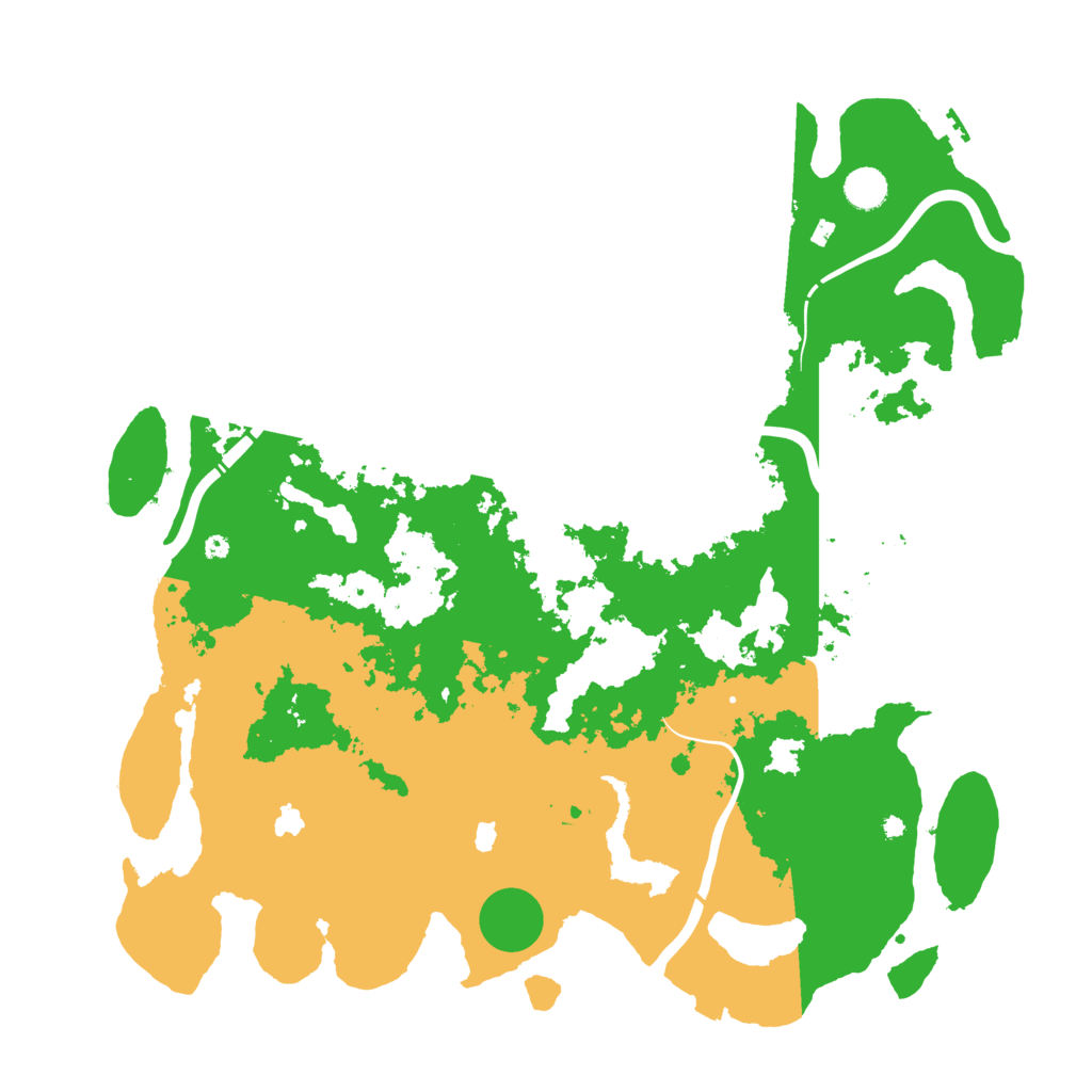 Biome Rust Map: Procedural Map, Size: 4500, Seed: 376894